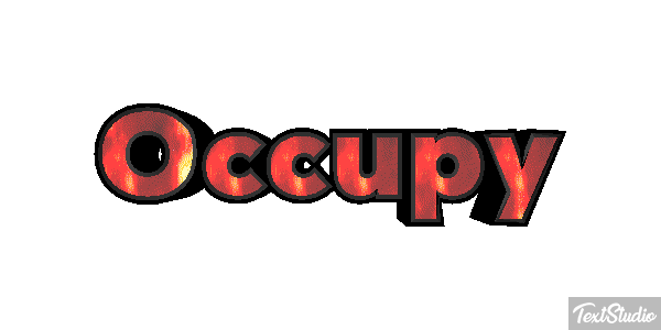 Occupy Efecto de texto