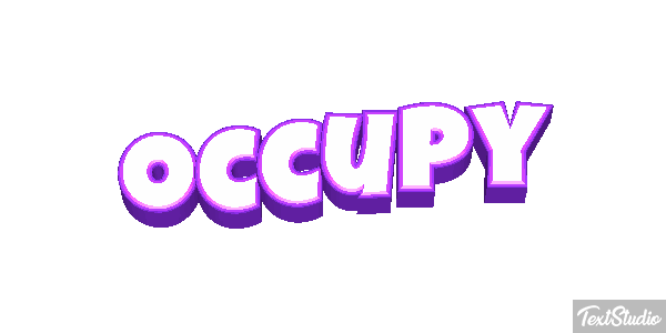 Occupy Efecto de texto
