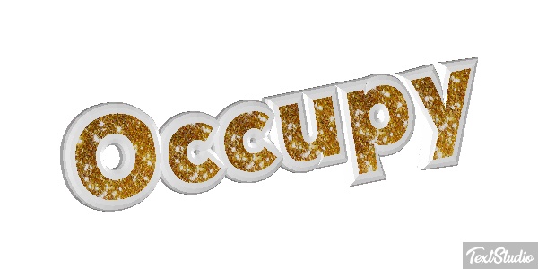 Occupy Efecto de texto