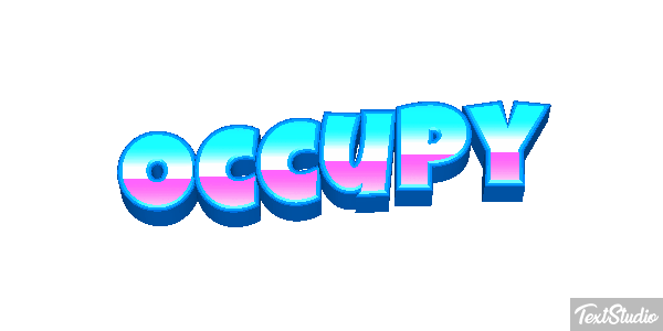Occupy Efecto de texto
