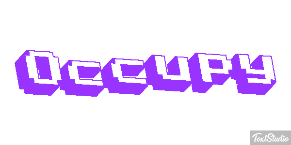 Occupy Efecto de texto