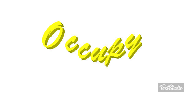 Occupy Efecto de texto