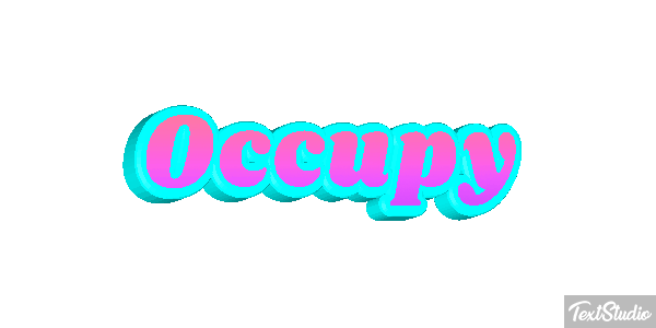 Occupy Efecto de texto