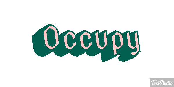 Occupy Efecto de texto