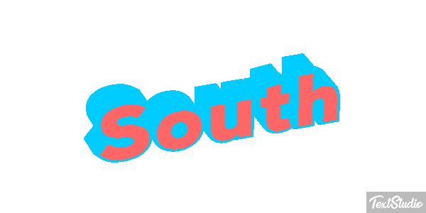 South Text effect