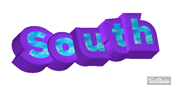South Text effect