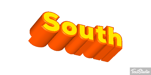 South Text effect