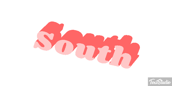 South Text effect