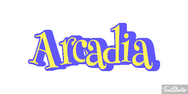 Arcadia Text effect