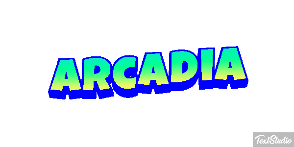 Arcadia Text effect