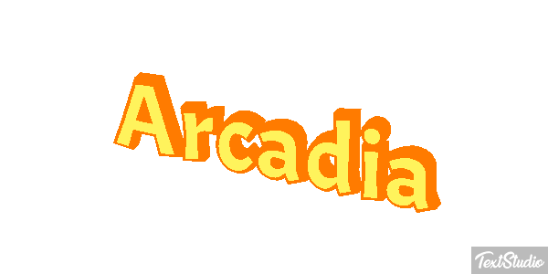 Arcadia Text effect
