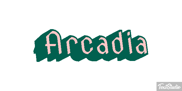 Arcadia Text effect