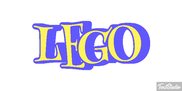 LEGO Texteffekt