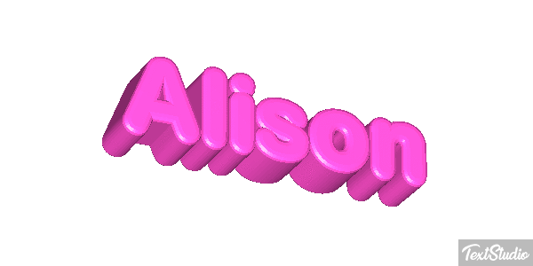 Alison Text effect