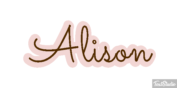 Alison Text effect