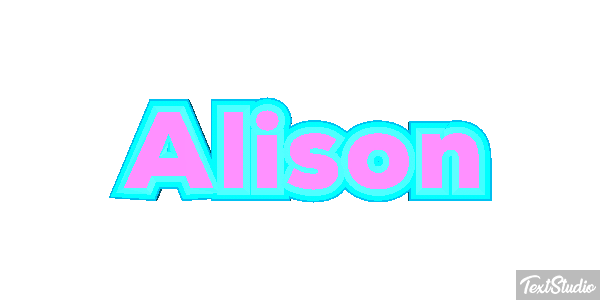 Alison Text effect