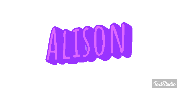 Alison Text effect