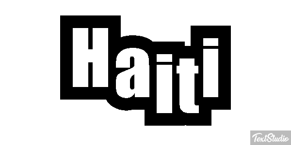 Haiti Text effect