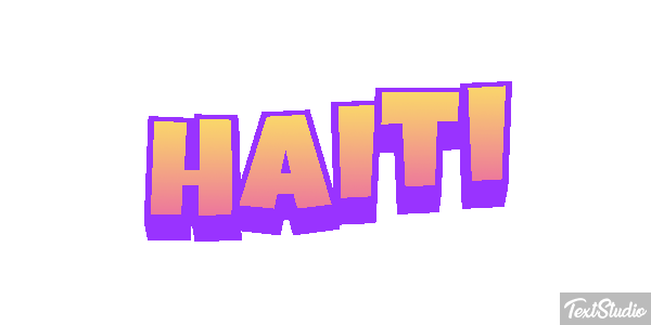 Haiti Text effect
