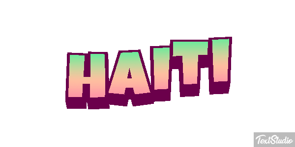 Haiti Text effect