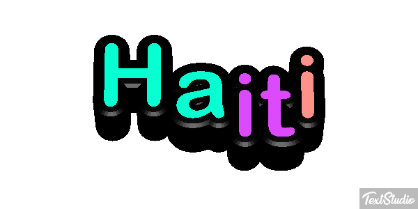 Haiti Text effect