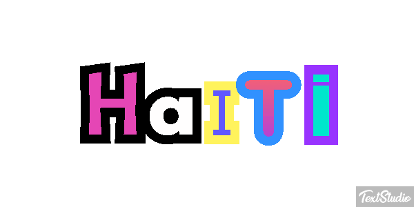 Haiti Text effect