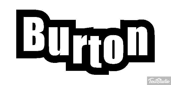 Burton Tekst effect