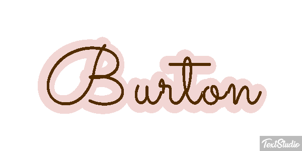 Burton Tekst effect