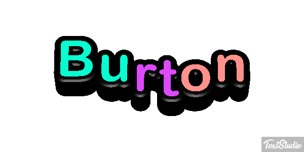 Burton Tekst effect