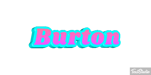 Burton Tekst effect