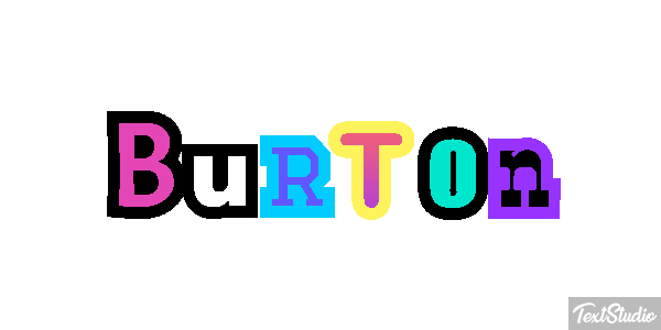 Burton Tekst effect