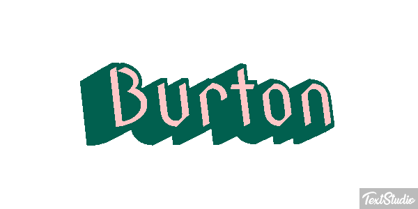 Burton Tekst effect