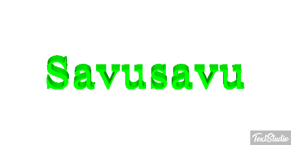 Savusavu Efekt tekstowy