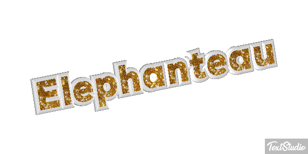 Éléphanteau Effet de texte