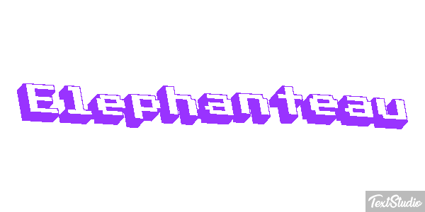 Éléphanteau Effet de texte