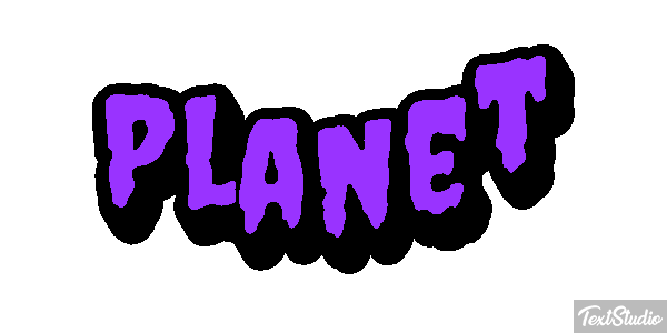 Planet Текстовый эффект