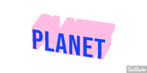 Planet Текстовый эффект