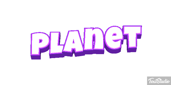 Planet Текстовый эффект