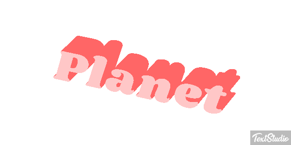 Planet Текстовый эффект