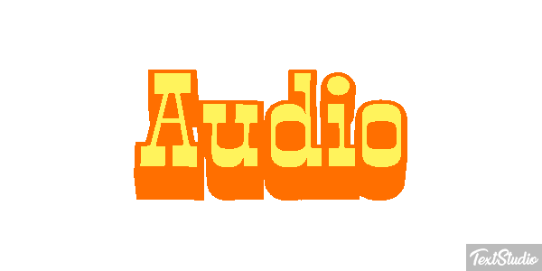 Audio Effet de texte