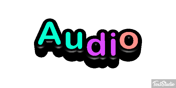 Audio Effet de texte
