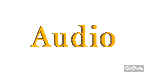 Audio Effet de texte