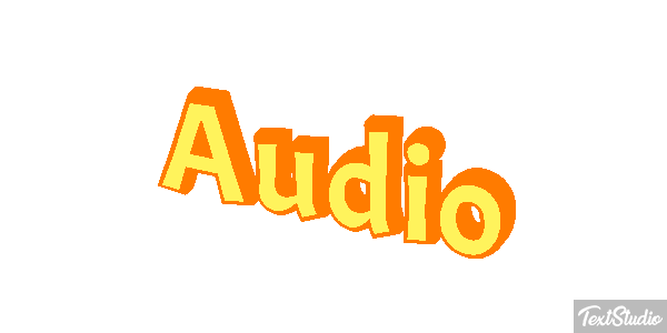 Audio Effet de texte