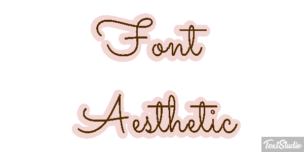 Font Aesthetic テキスト効果