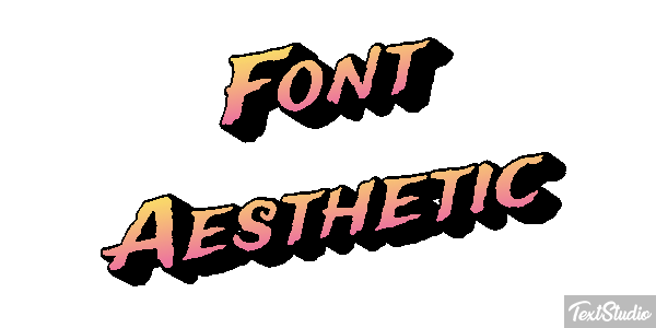 Font Aesthetic テキスト効果