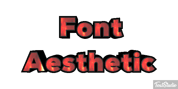 Font Aesthetic テキスト効果
