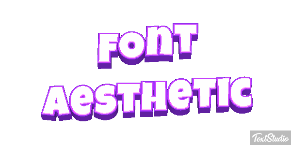 Font Aesthetic テキスト効果
