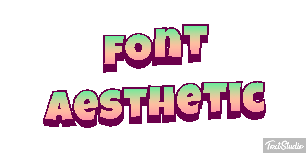 Font Aesthetic テキスト効果