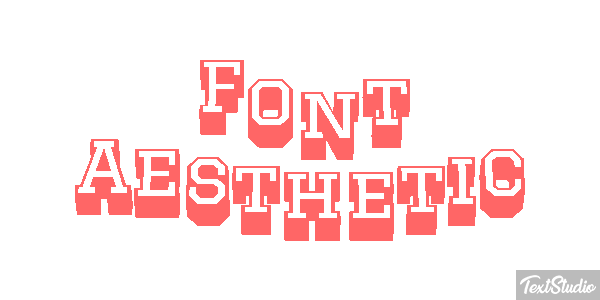 Font Aesthetic テキスト効果