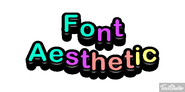 Font Aesthetic テキスト効果